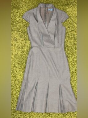 Women’s Gray 2000’s Pleated Dress